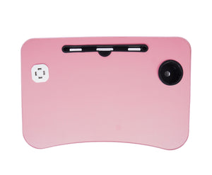 Klapptisch multifunktional mit USB rosa