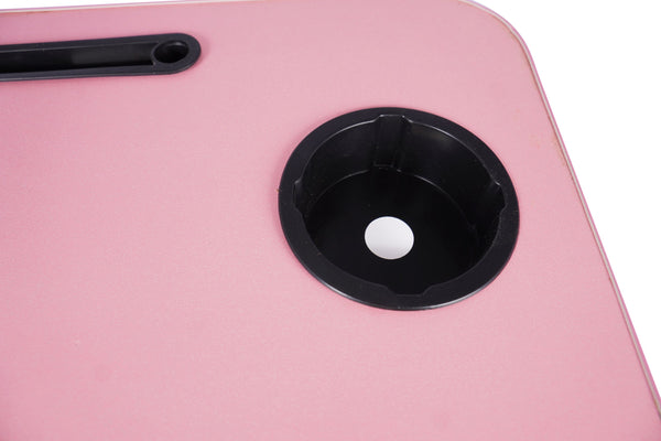 Klapptisch multifunktional mit USB rosa