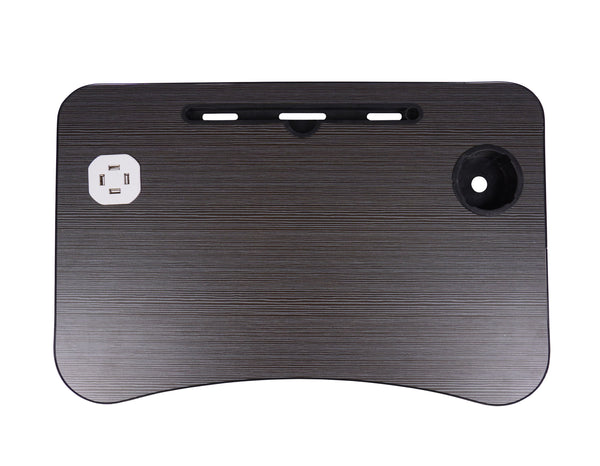 Klapptisch multifunktional mit USB schwarz
