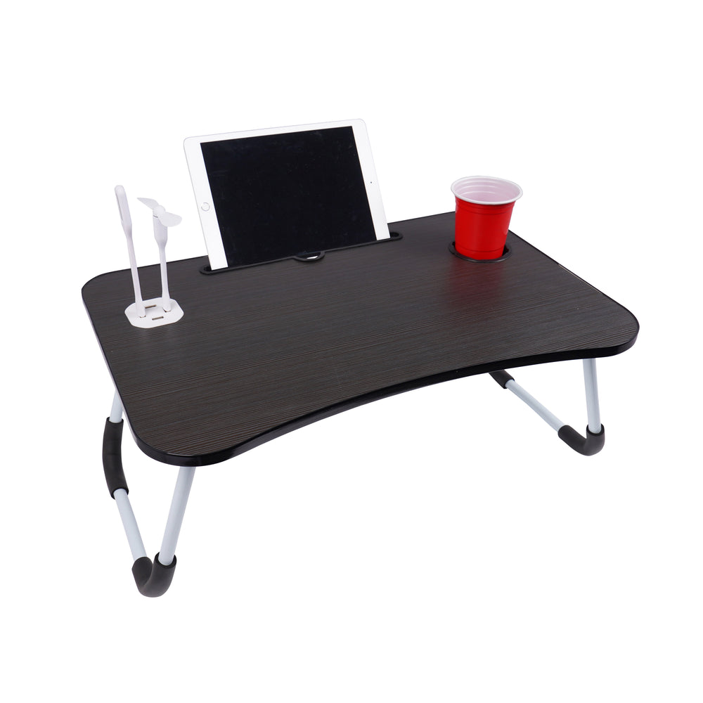 Klapptisch multifunktional mit USB schwarz