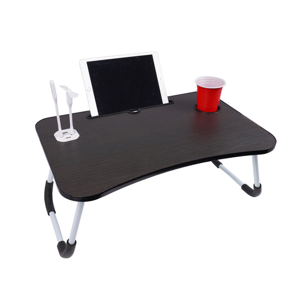 Klapptisch multifunktional mit USB schwarz