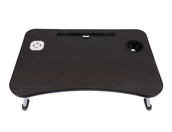 Klapptisch multifunktional mit USB schwarz