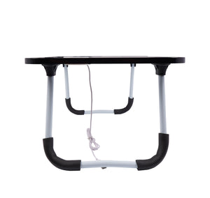 Klapptisch multifunktional mit USB schwarz