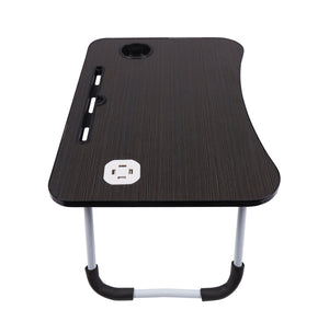 Klapptisch multifunktional mit USB schwarz
