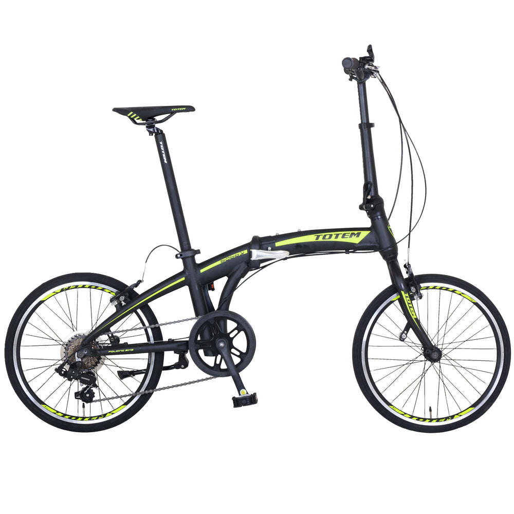 Folding bike 20"" Black Beat 