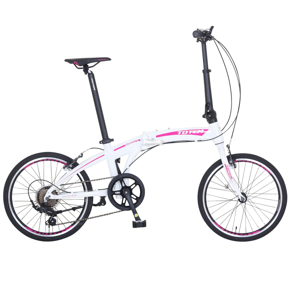 Folding bike 20" WHITE BEAT