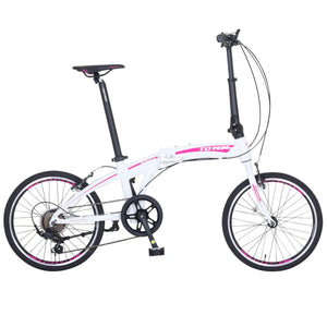 Klappvelo 20"" WHITE BEAT