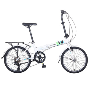 Klappvelo 20"" White Spark