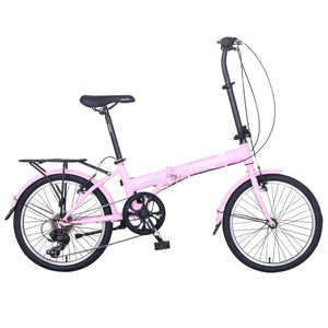 Klappvelo 20"" Pink Dolphin
