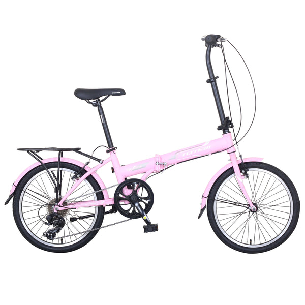 Klappvelo 20"" Pink Dolphin