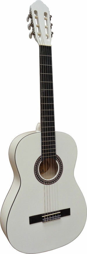 Klassische Gitarre 4/4 weiss