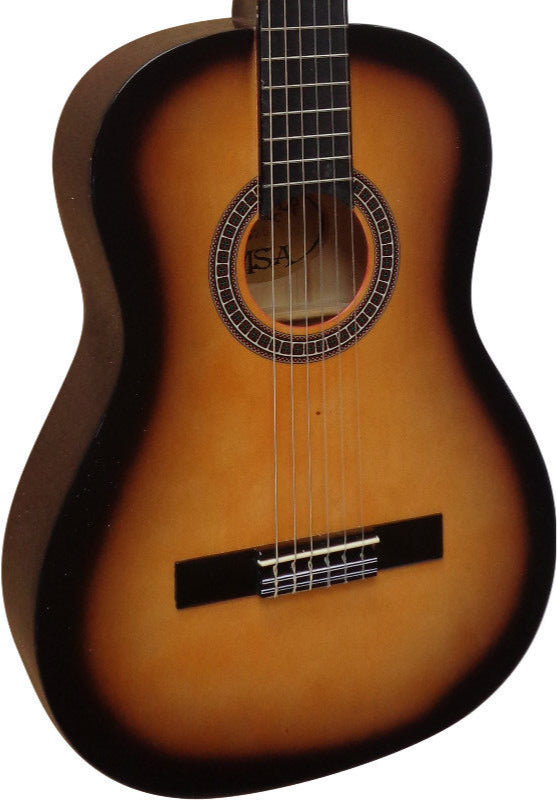 Klassische Gitarre 4/4 sunburst
