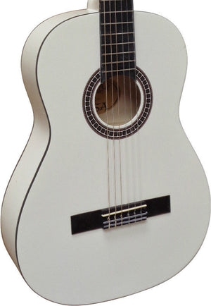 Klassische Gitarre 4/4 weiss