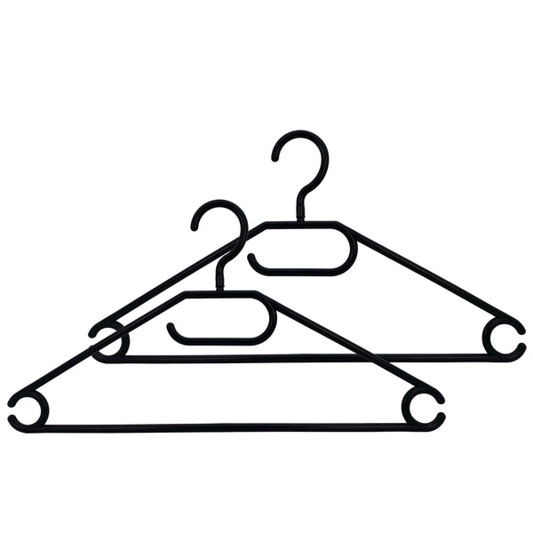 Kleiderbügel schwarz 100er Set