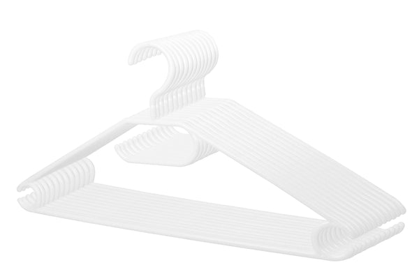 Kleiderbügel weiss 100er Set