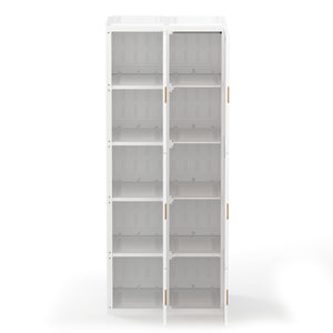 Kleiderschrank modular faltbar 69 x 168 cm weiss