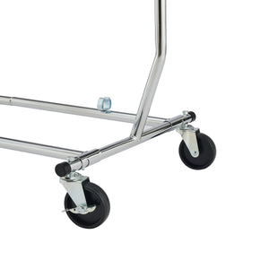 Kleiderständer 1 Stange bis 100 kg silber