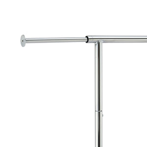 Kleiderständer 1 Stange bis 100 kg silber