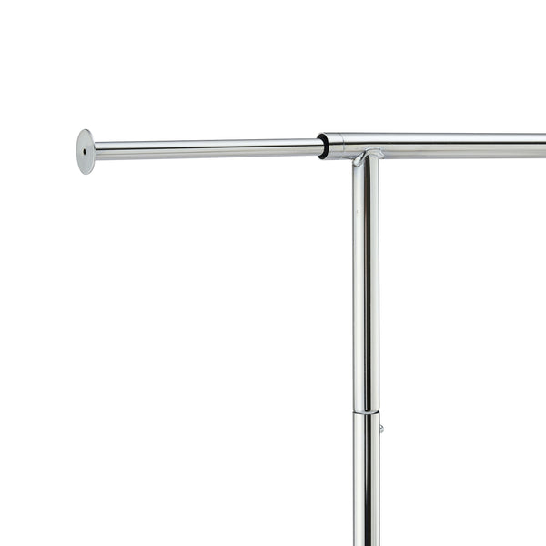 Kleiderständer 1 Stange bis 100 kg silber