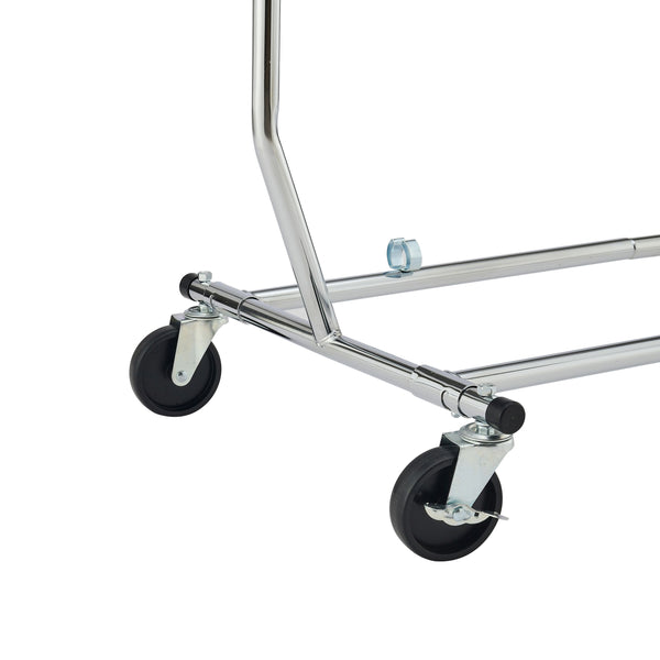 Kleiderständer 1 Stange bis 100 kg silber
