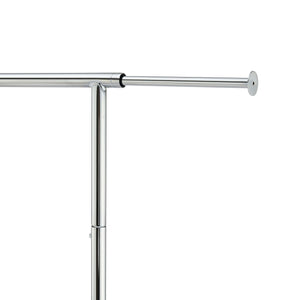 Kleiderständer 1 Stange bis 100 kg silber
