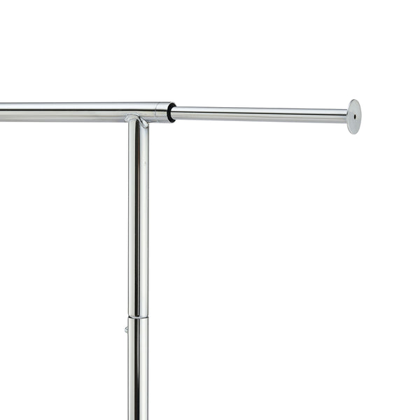 Kleiderständer 1 Stange bis 100 kg silber
