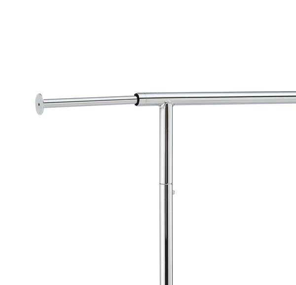 Kleiderständer 1 Stange bis 70 kg silber