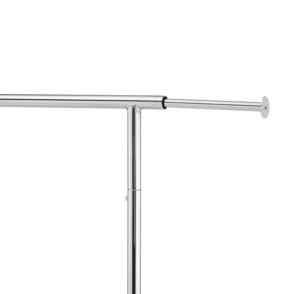 Kleiderständer 1 Stange bis 70 kg silber