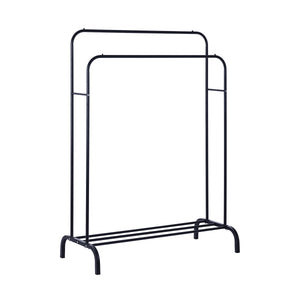 Kleiderständer 2 Stangen bis 40 kg schwarz