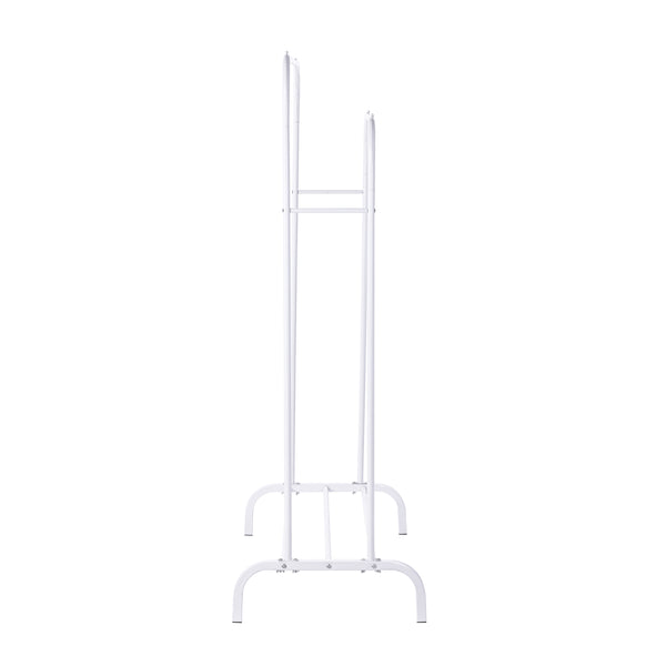 Kleiderständer 2 Stangen bis 40 kg weiss