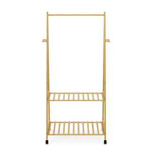 Kleiderständer Bambus KOHANA 152 x 70 cm natur