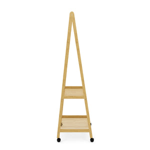 Kleiderständer Bambus KOHANA 152 x 70 cm natur