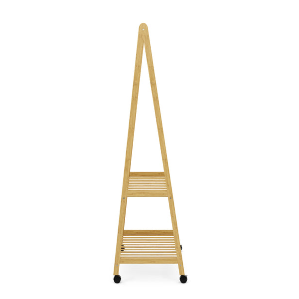 Kleiderständer Bambus KOHANA 152 x 70 cm natur