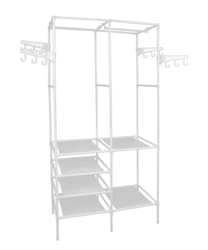 Armoire portante 86 x 44 x 174 cm blanche