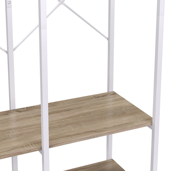 Armoire portante 94 x 180 cm blanc/marron