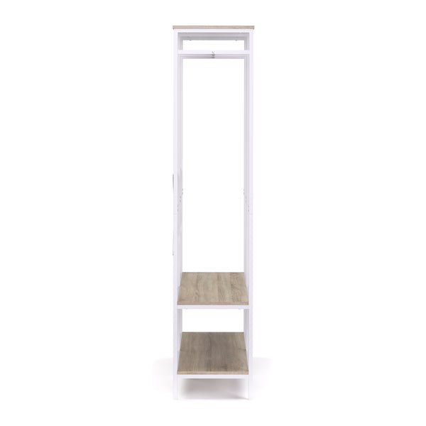 Armoire portante 94 x 180 cm blanc/marron