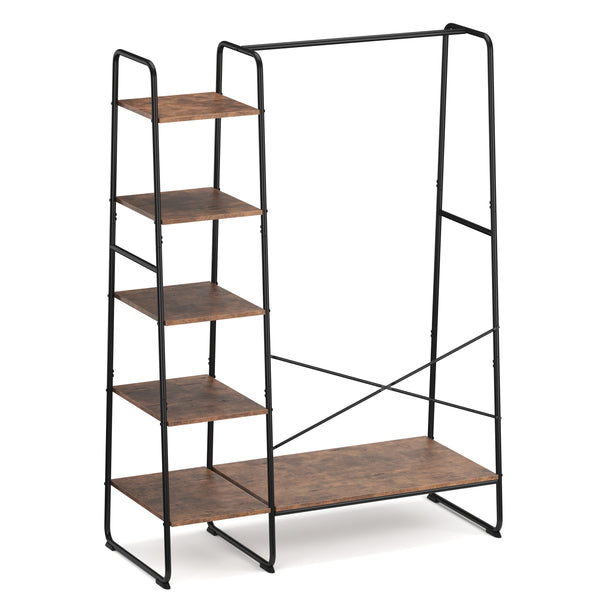 Vintage wardrobe/clothes rack BONITA 120 x 160 cm