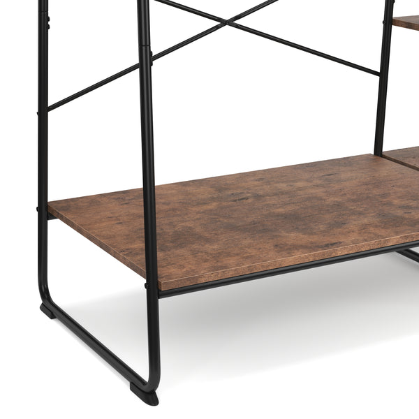 Vintage wardrobe/clothes rack BONITA 120 x 160 cm