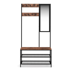 Kleiderständer Garderobe mit Spiegel Vintage BONITA