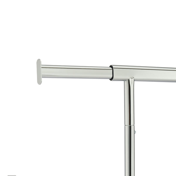 Kleiderständer 1 Stange bis 113 kg silber