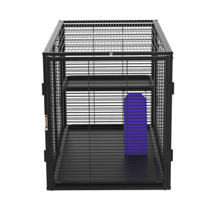 Kleintierkäfig 92 x 58 x 65 cm schwarz
