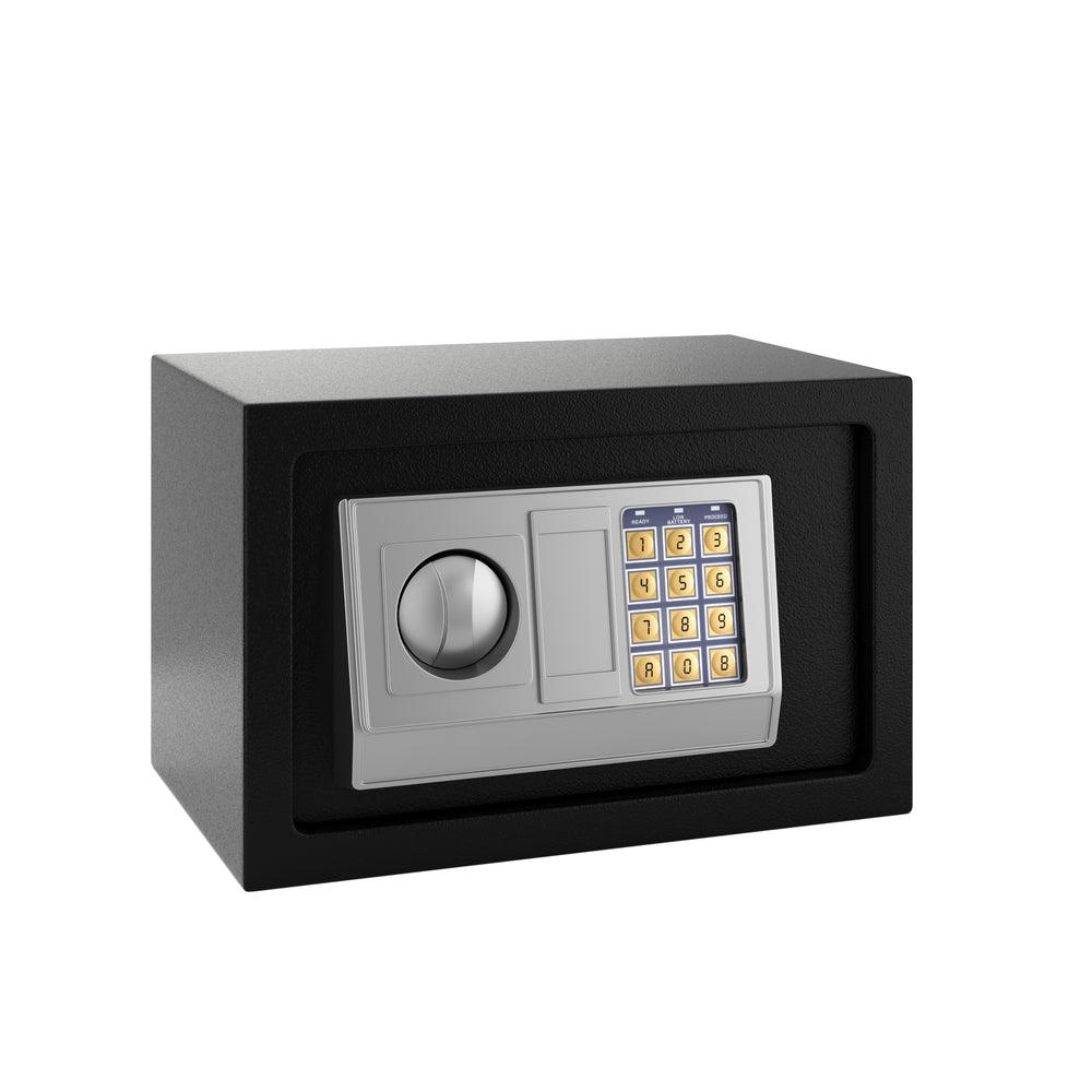 Cassaforte elettronica per mobili, nera