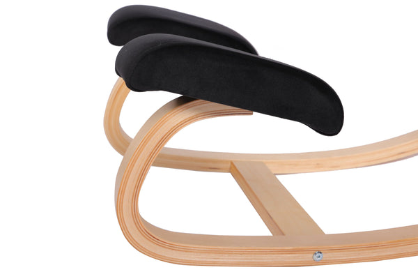 black kneeling chair