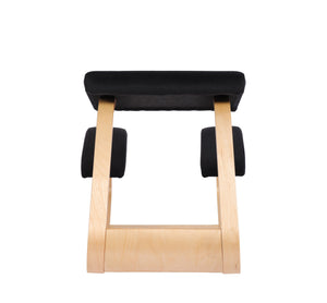 black kneeling chair