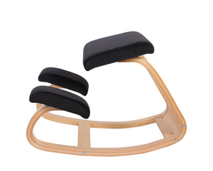 black kneeling chair