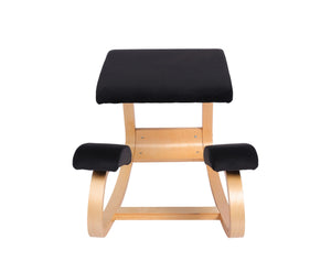 black kneeling chair