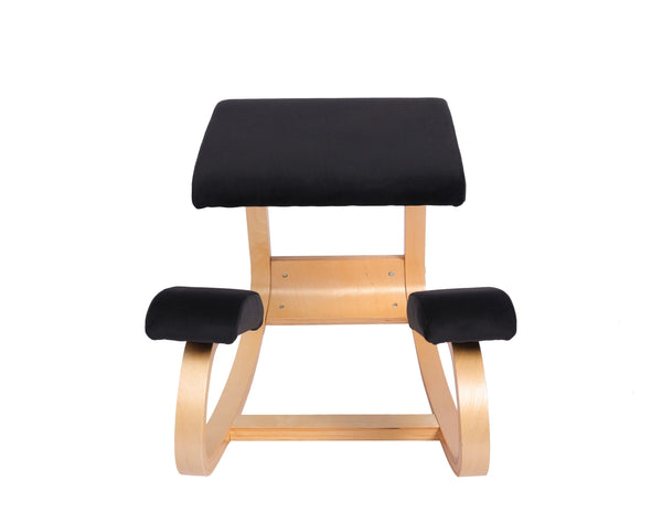 black kneeling chair