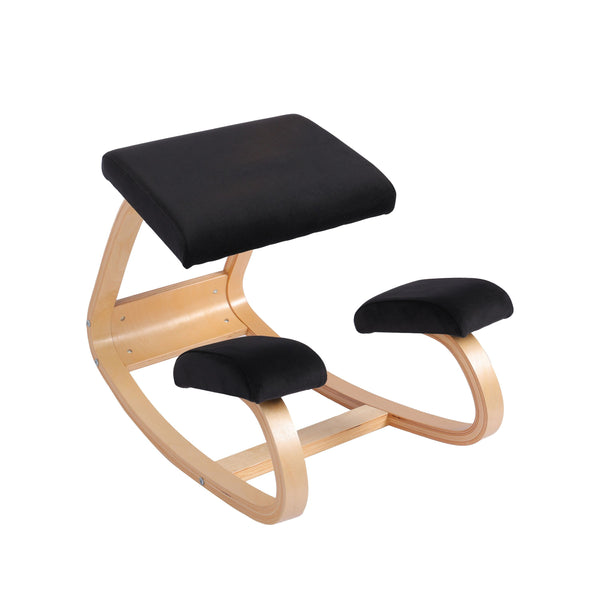 black kneeling chair
