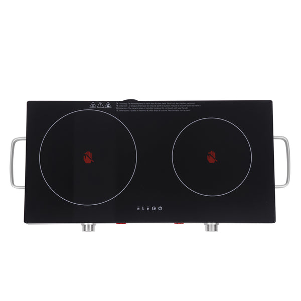 Kochplatte infrarot 2er Kochfeld 2800W