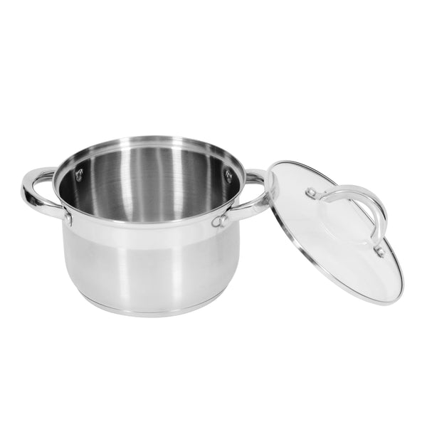 Ensemble de 15 casseroles en acier inoxydable